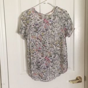 Floral H and M blouse